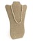 Large Size 14" Tall Burlap Necklace Display Stand (Jewelry Display)